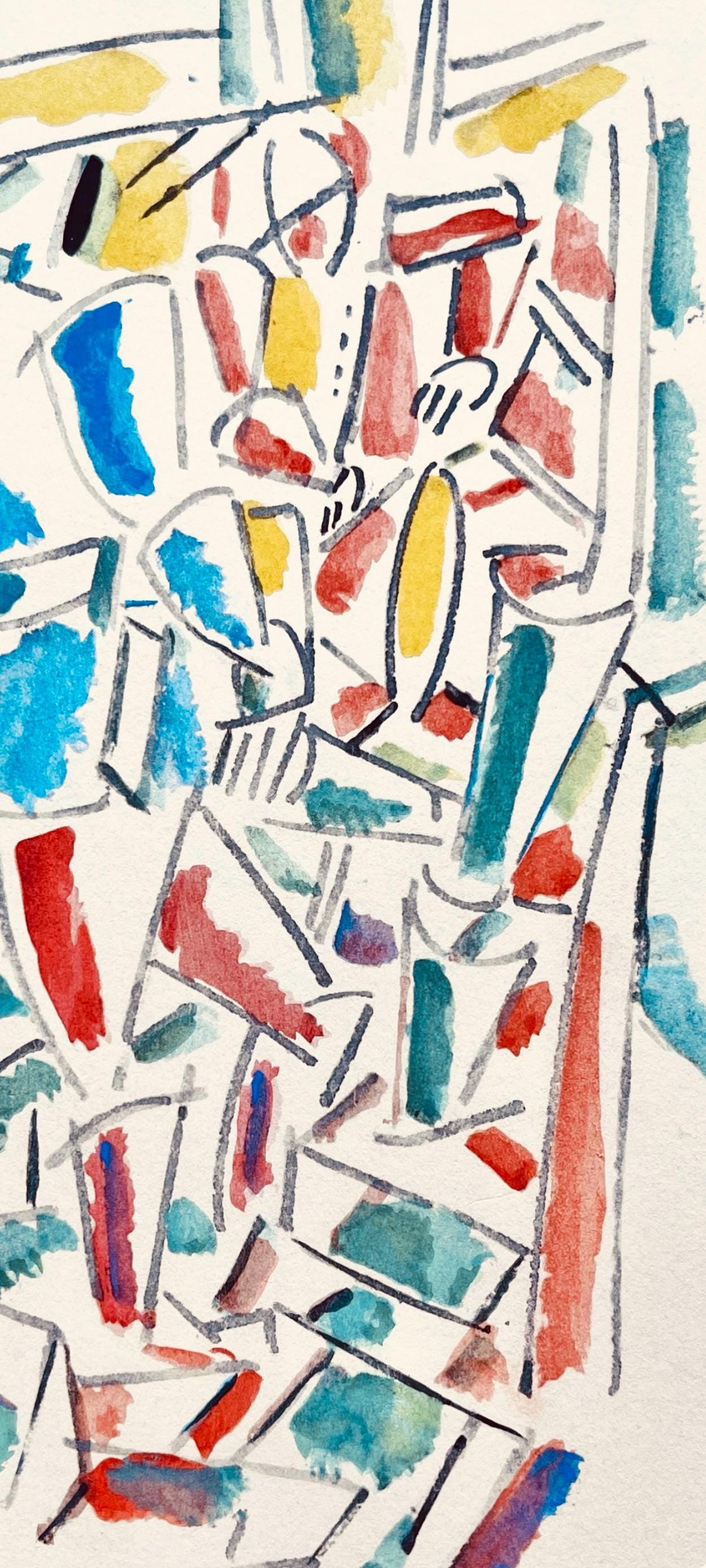 Fernand Lger, Les Foreurs, Dessins De Guerre 1915-16, Lithograph