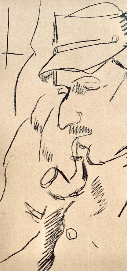 Fernand Lger, Portrait De Mon Caporal De La Cie, 5/4 Du 1Er Gnie, Dessins De Guerre 1915-16,