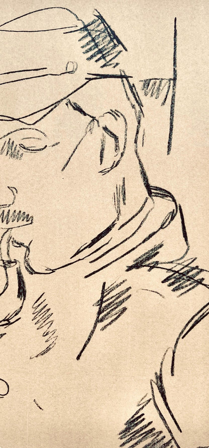 Fernand Lger, Portrait De Mon Caporal De La Cie, 5/4 Du 1Er Gnie, Dessins De Guerre 1915-16,