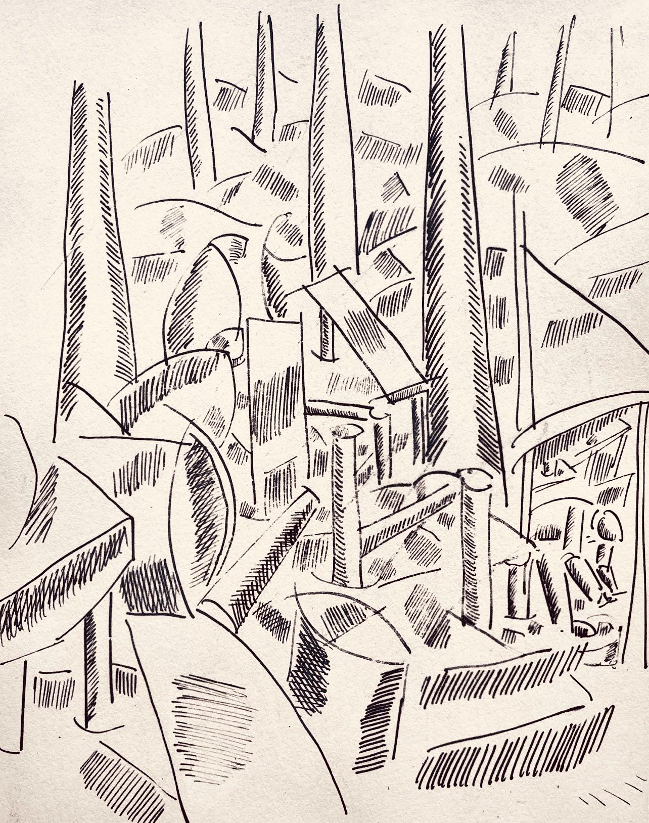 Fernand Lger, Le Sapeur, Dessins De Guerre 1915-16, Lithograph