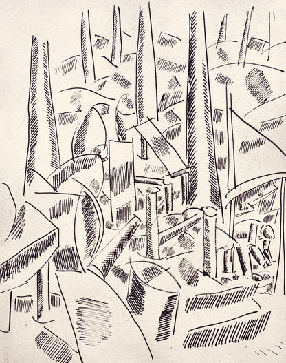 Fernand Lger, Le Sapeur, Dessins De Guerre 1915-16, Lithograph