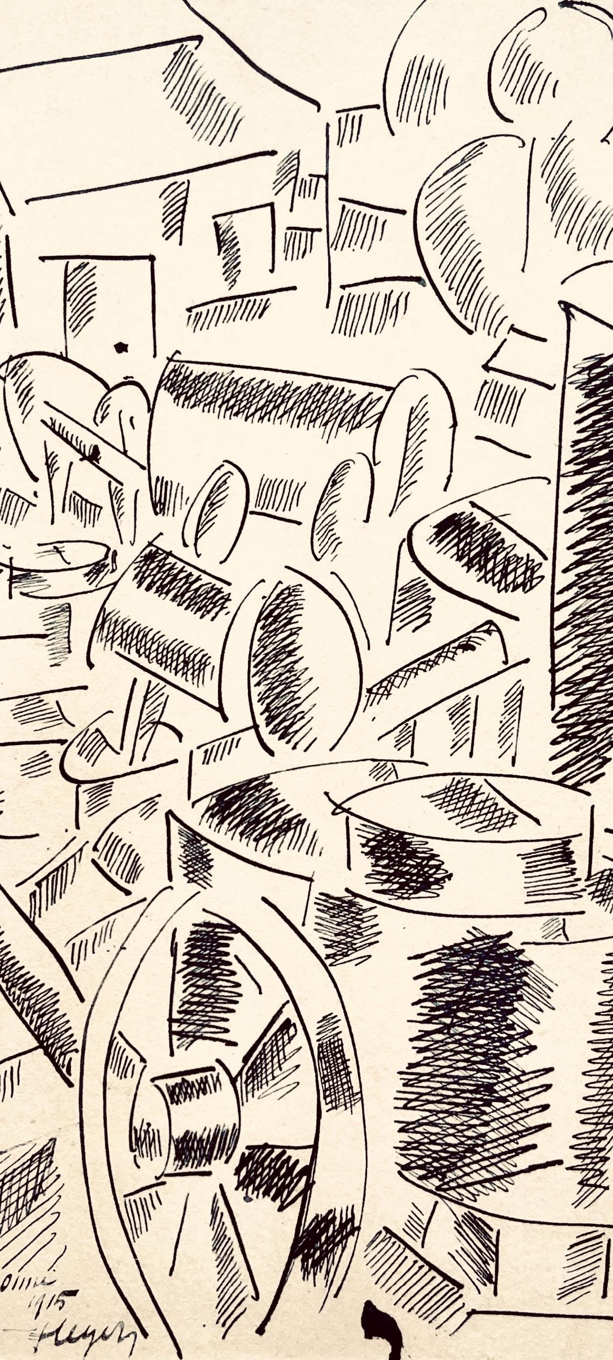 Fernand Lger, La Cuisine Roulante, Dessins De Guerre 1915-16, Lithograph