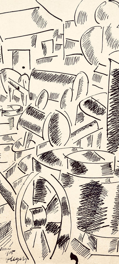 Fernand Lger, La Cuisine Roulante, Dessins De Guerre 1915-16, Lithograph