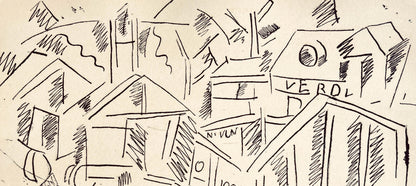 Fernand Lger, La Gare De Verdun, Dessins De Guerre 1915-16, Lithograph