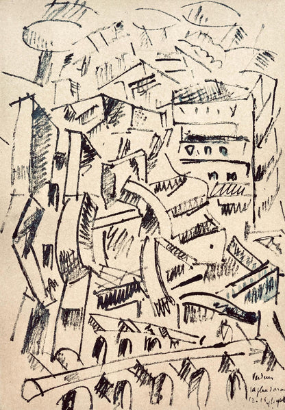 Fernand Lger, Verdun: La Place D'Armes, Dessins De Guerre 1915-16, Lithograph