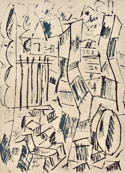 Fernand Lger, Verdun: La Grille En Fer, Dessins De Guerre 1915-16, Lithograph