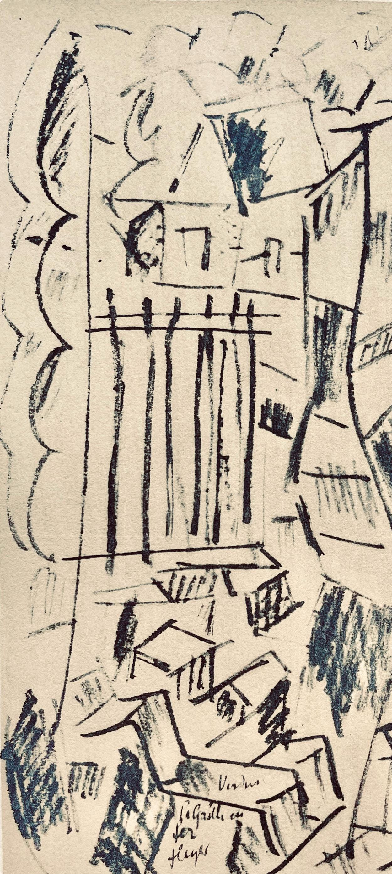 Fernand Lger, Verdun: La Grille En Fer, Dessins De Guerre 1915-16, Lithograph