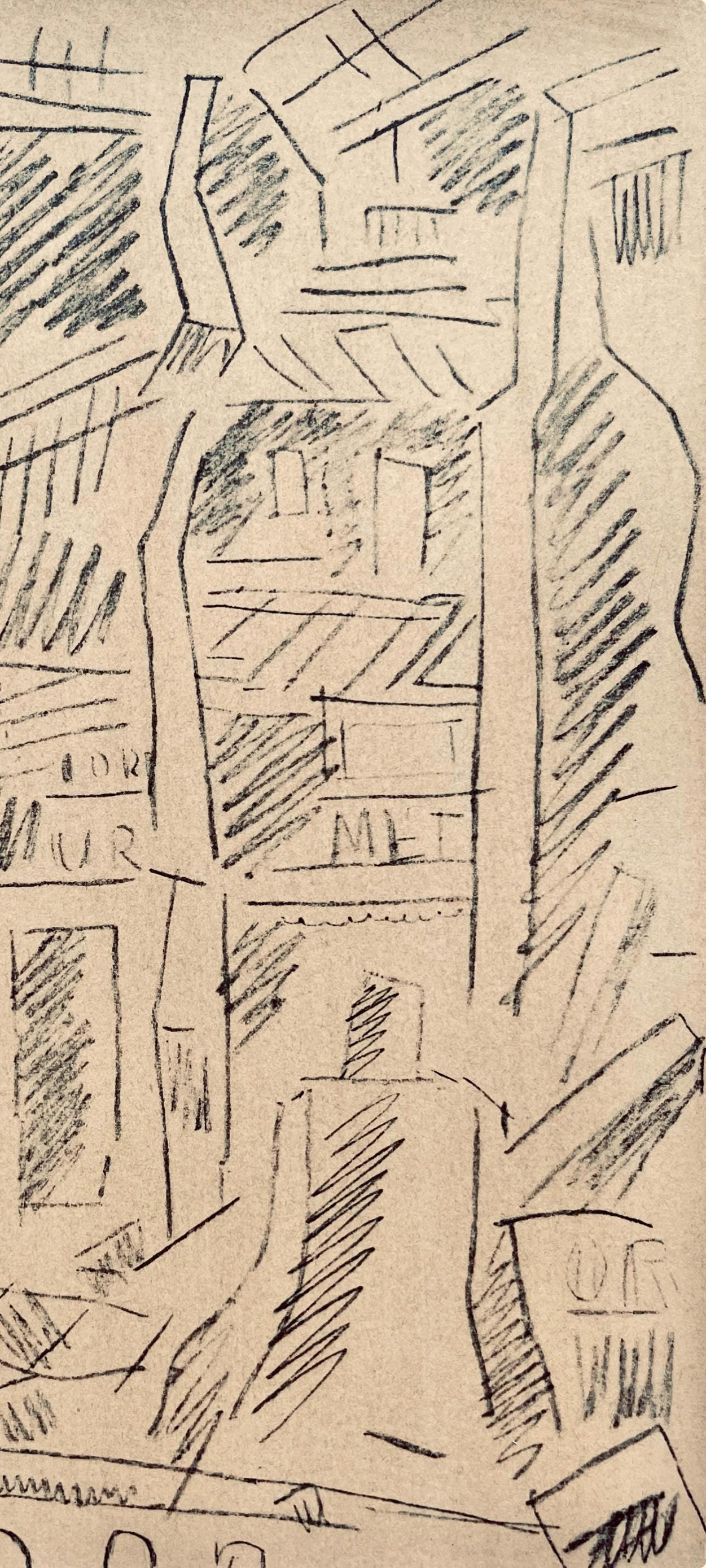 Fernand Lger, Verdun: La Place D'Armes, Dessins De Guerre 1915-16, Lithograph