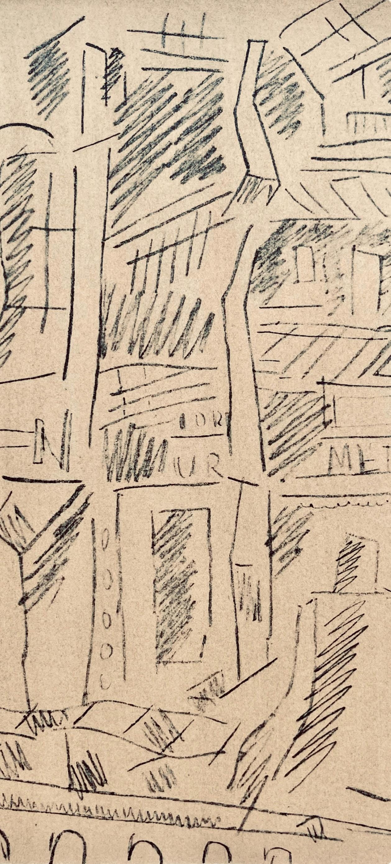 Fernand Lger, Verdun: La Place D'Armes, Dessins De Guerre 1915-16, Lithograph