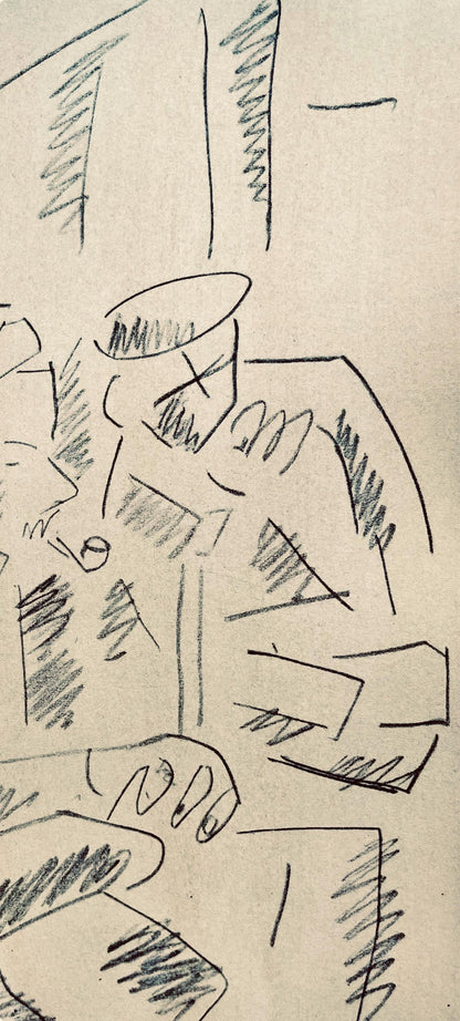 Fernand Lger, Soldats Au Repos, Dessins De Guerre 1915-16, Lithograph