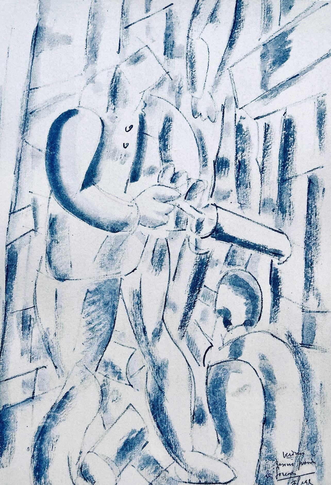 Fernand Lger, Les Foreurs, Dessins De Guerre 1915-16, Lithograph