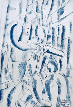 Fernand Lger, Les Foreurs, Dessins De Guerre 1915-16, Lithograph