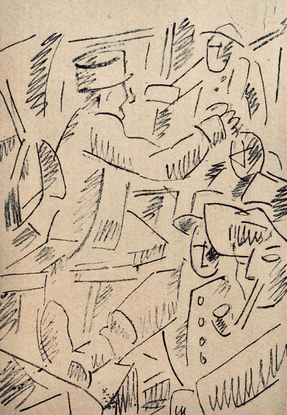 Fernand Lger, Soldats Au Repos, Dessins De Guerre 1915-16, Lithograph