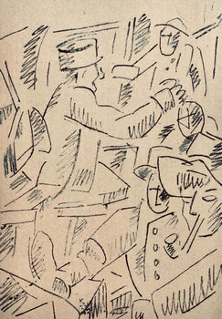 Fernand Lger, Soldats Au Repos, Dessins De Guerre 1915-16, Lithograph