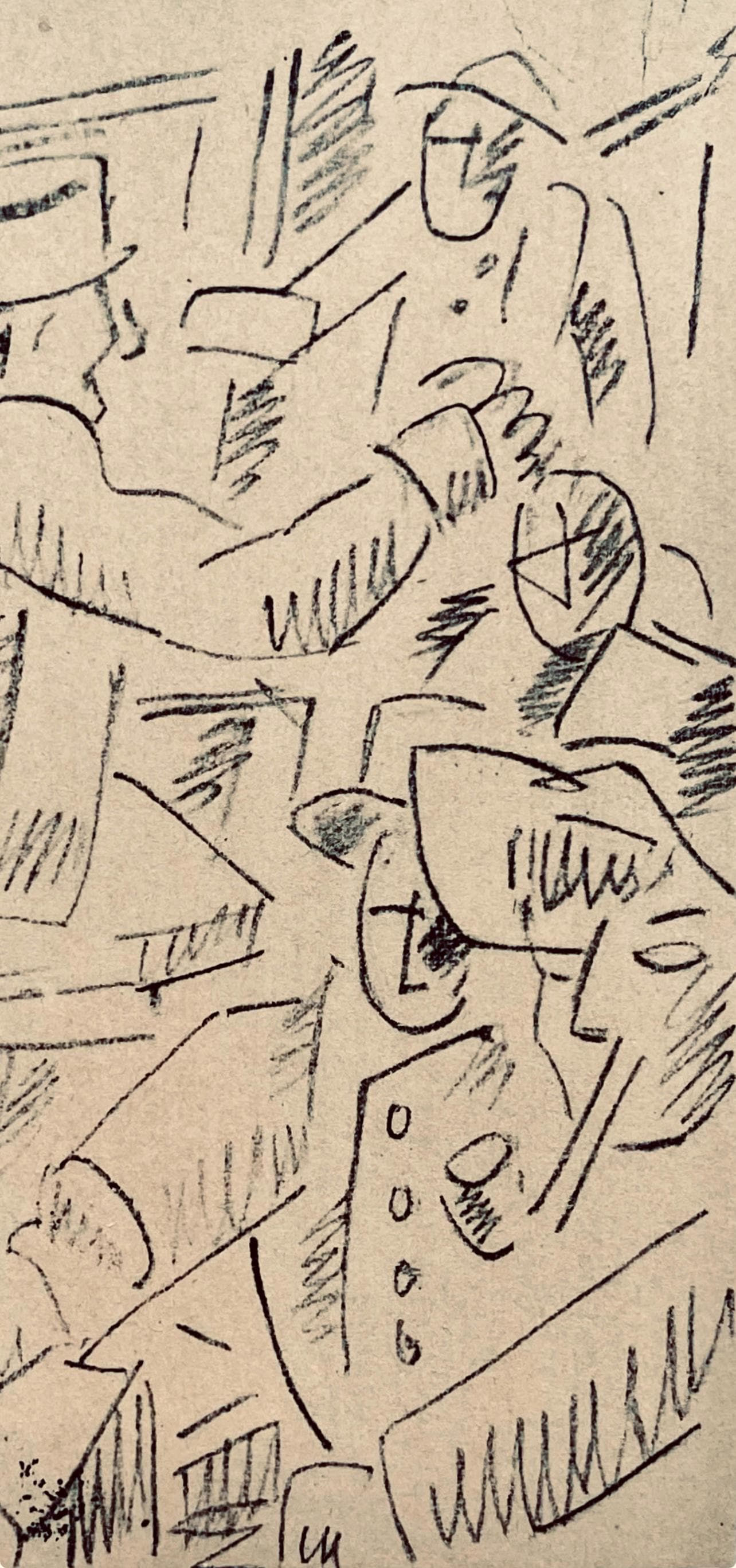 Fernand Lger, Soldats Au Repos, Dessins De Guerre 1915-16, Lithograph