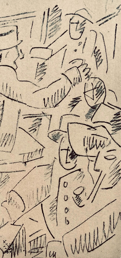 Fernand Lger, Soldats Au Repos, Dessins De Guerre 1915-16, Lithograph