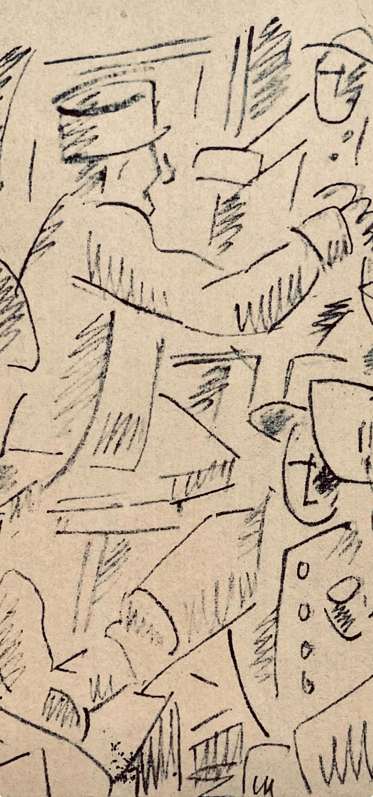 Fernand Lger, Soldats Au Repos, Dessins De Guerre 1915-16, Lithograph