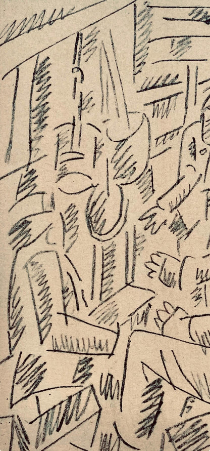 Fernand Lger, Soldats Jouant Aux Cartes, Dessins De Guerre 1915-16, Lithograph