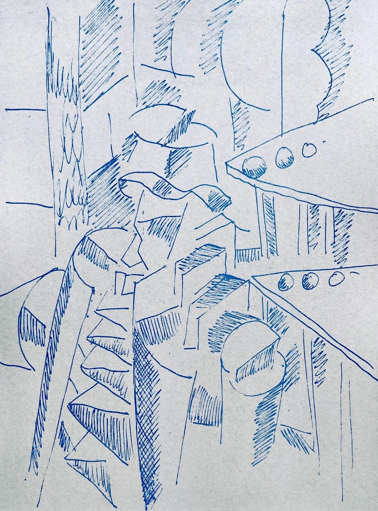 Fernand Lger, Soldat Assis, Dessins De Guerre 1915-16, Lithograph