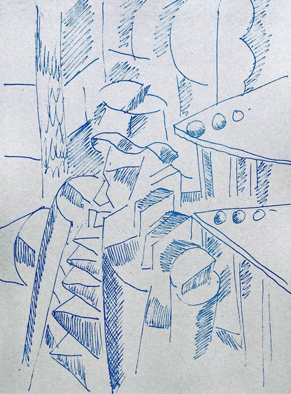 Fernand Lger, Soldat Assis, Dessins De Guerre 1915-16, Lithograph