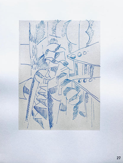 Fernand Lger, Soldat Assis, Dessins De Guerre 1915-16, Lithograph