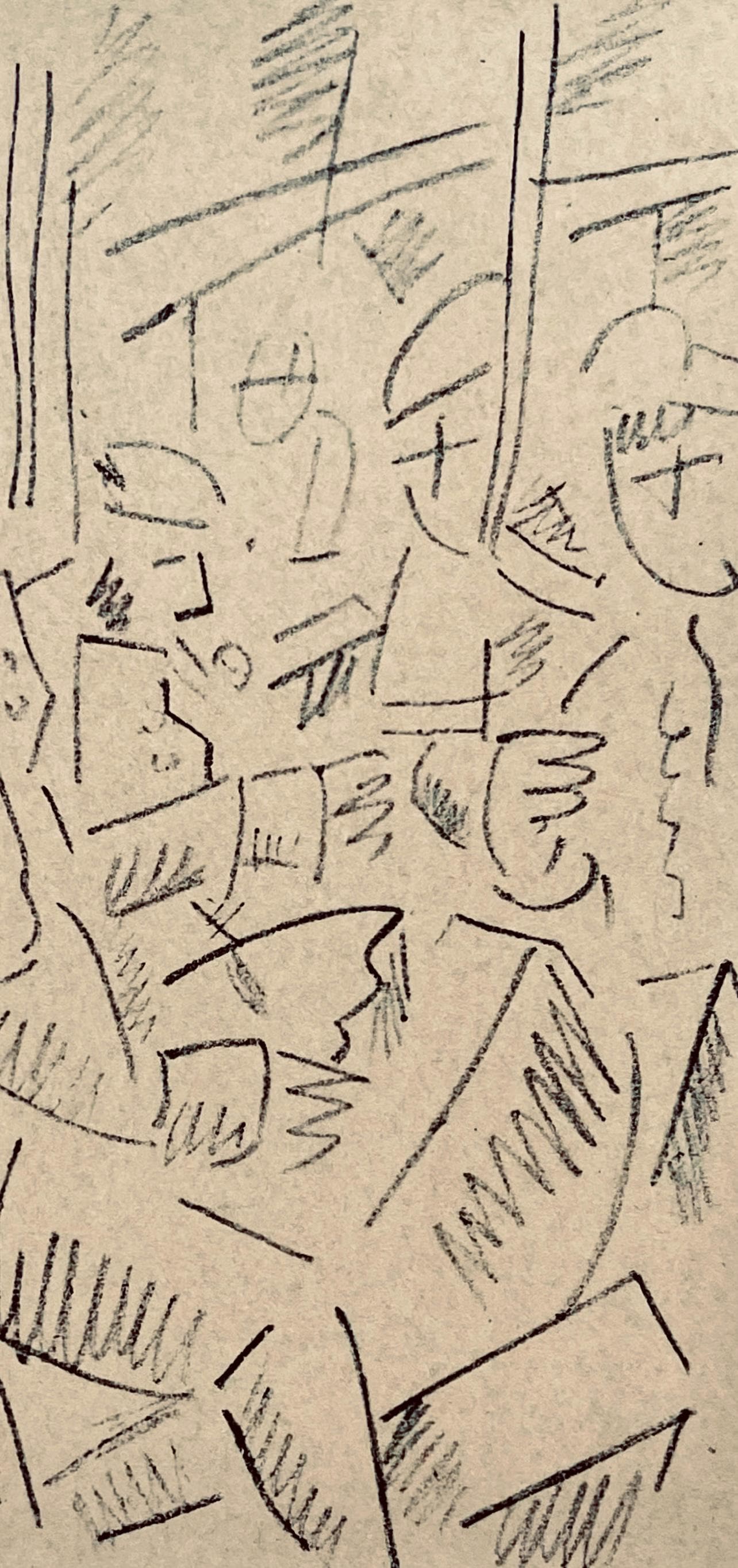 Fernand Lger, Dans L'Hpital, Dessins De Guerre 1915-16, Lithograph