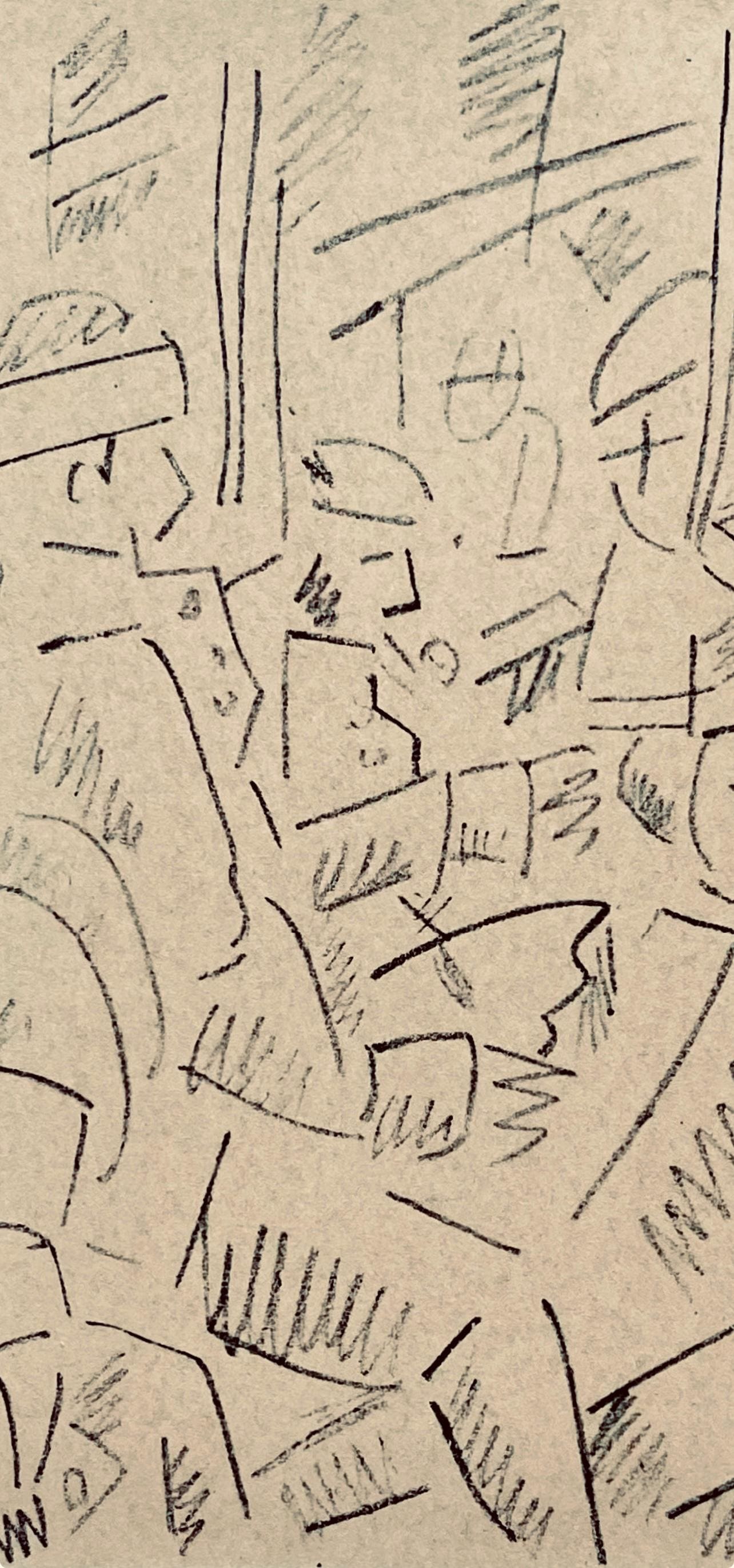 Fernand Lger, Dans L'Hpital, Dessins De Guerre 1915-16, Lithograph