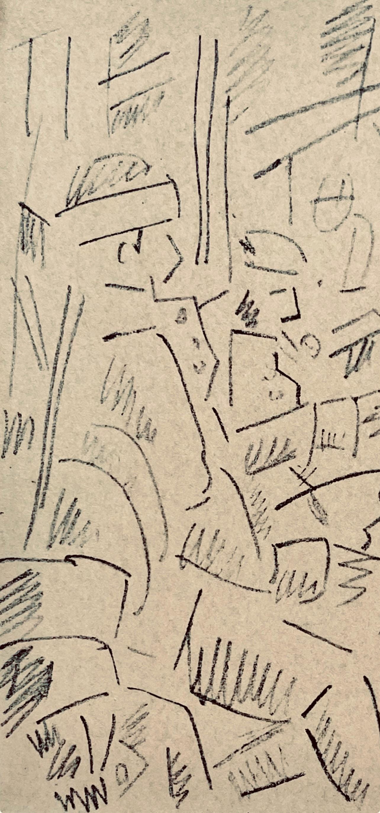 Fernand Lger, Dans L'Hpital, Dessins De Guerre 1915-16, Lithograph