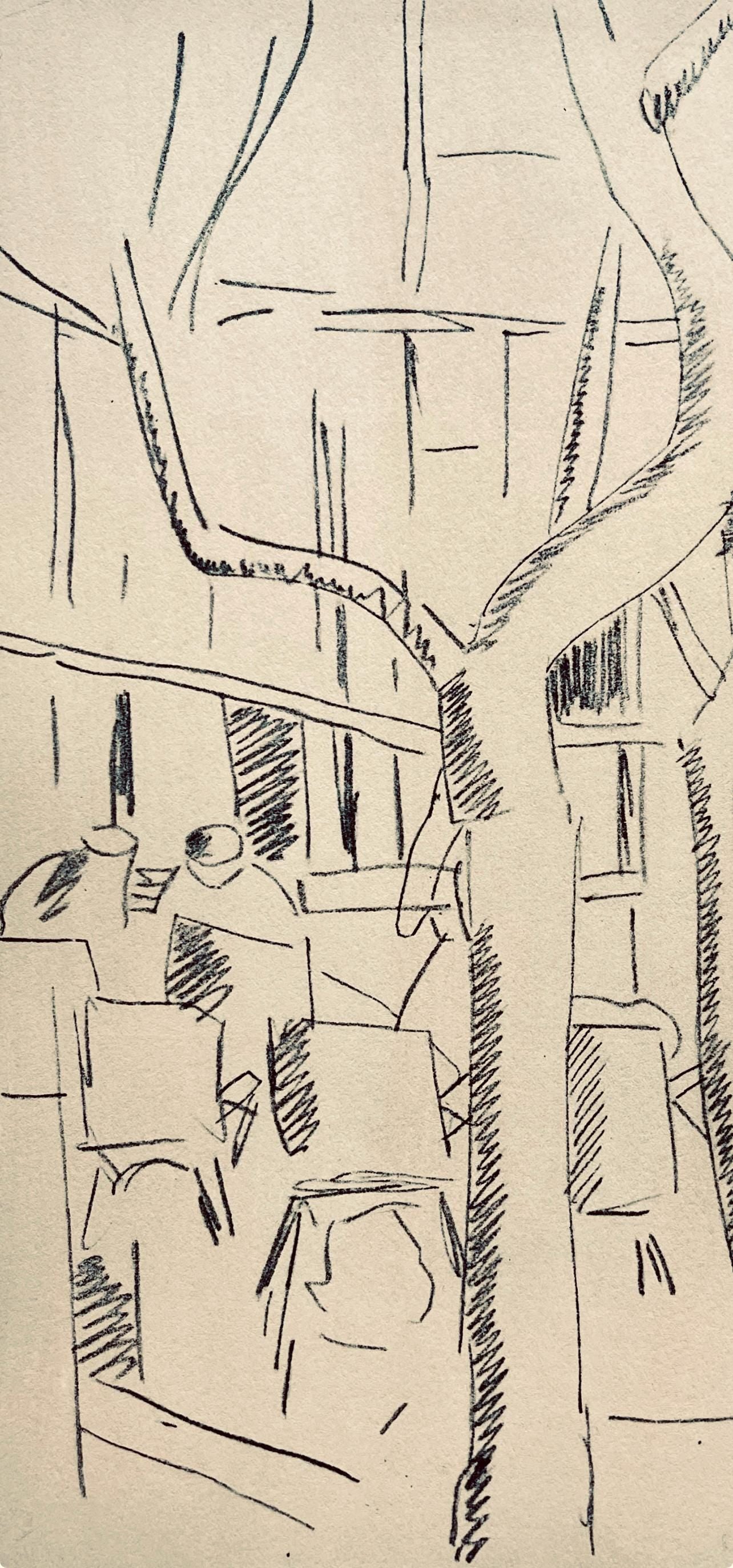 Fernand Lger, Dans Verdun, Dessins De Guerre 1915-16, Lithograph