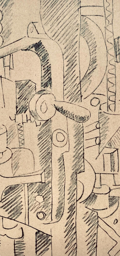 Fernand Lger, Lments Mcaniques, Dessins De Guerre 1915-16, Lithograph