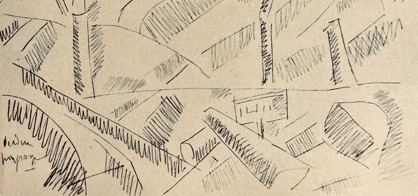 Fernand Lger, Paysage Verdun, Dessins De Guerre 1915-16, Lithograph