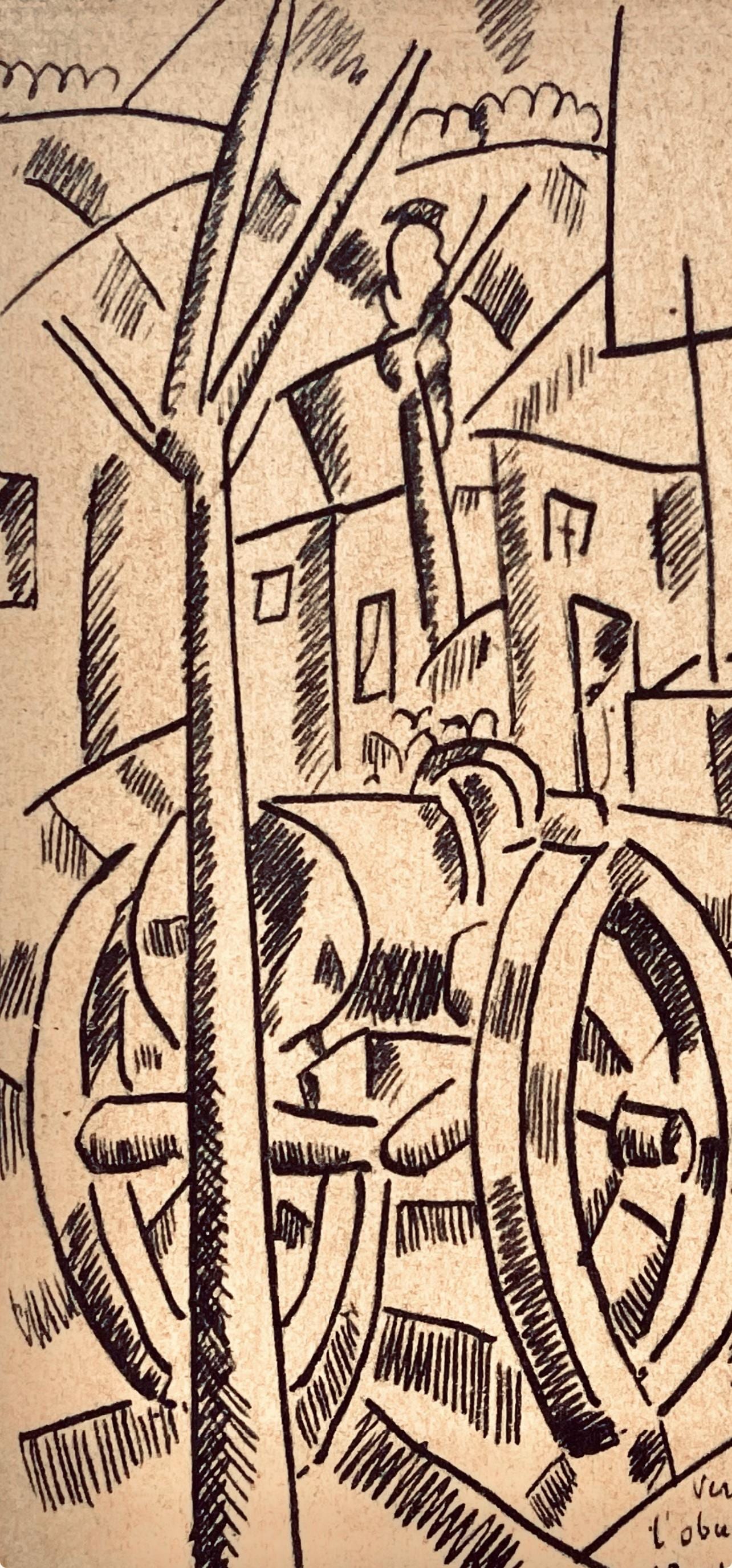 Fernand Lger, L'Obusier De 220, Dessins De Guerre 1915-16, Lithograph