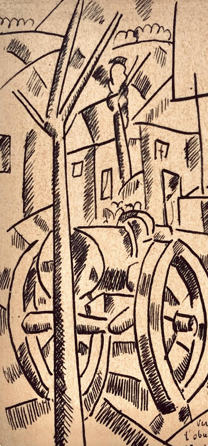 Fernand Lger, L'Obusier De 220, Dessins De Guerre 1915-16, Lithograph