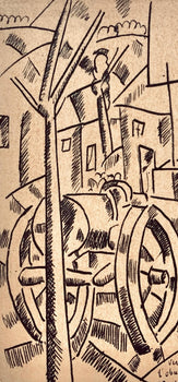 Fernand Lger, L'Obusier De 220, Dessins De Guerre 1915-16, Lithograph