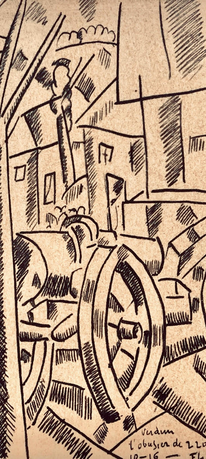 Fernand Lger, L'Obusier De 220, Dessins De Guerre 1915-16, Lithograph