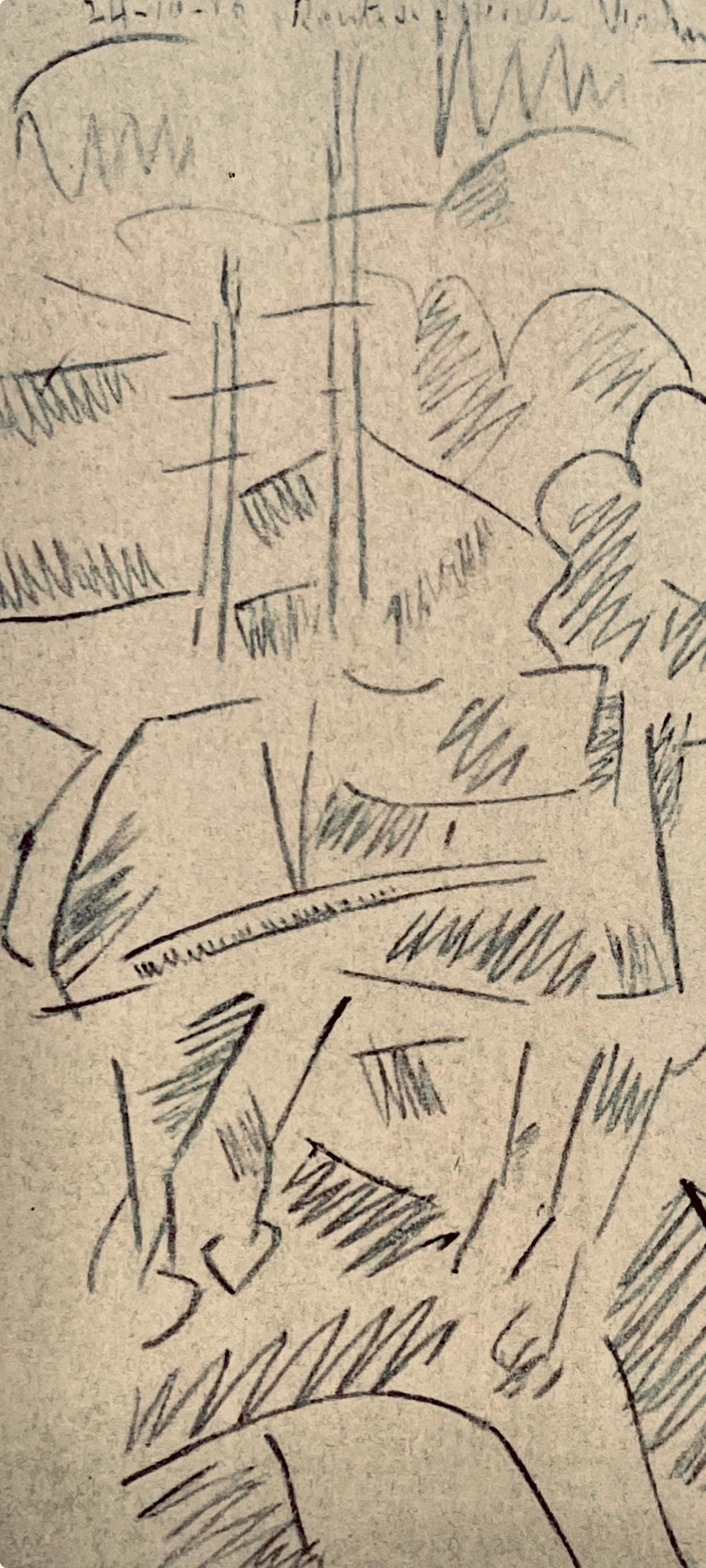 Fernand Lger, Sur La Route De Souville, Dessins De Guerre 1915-16, Lithograph