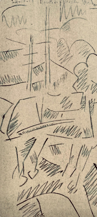 Fernand Lger, Sur La Route De Souville, Dessins De Guerre 1915-16, Lithograph