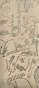 Fernand Lger, Sur La Route De Souville, Dessins De Guerre 1915-16, Lithograph