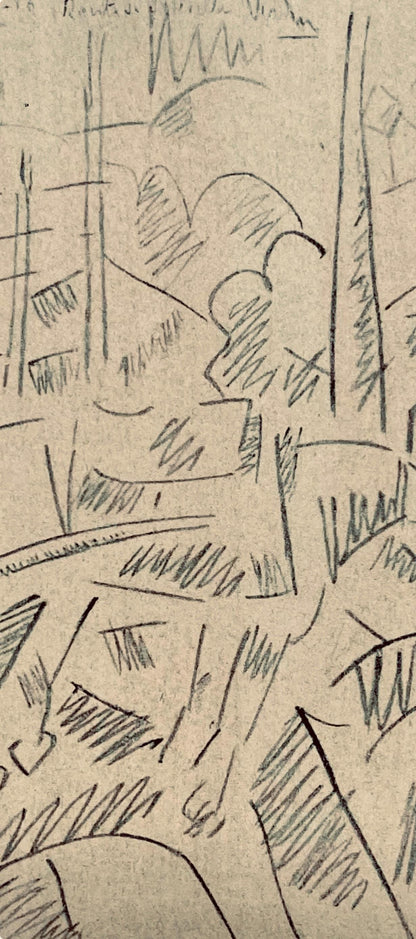 Fernand Lger, Sur La Route De Souville, Dessins De Guerre 1915-16, Lithograph