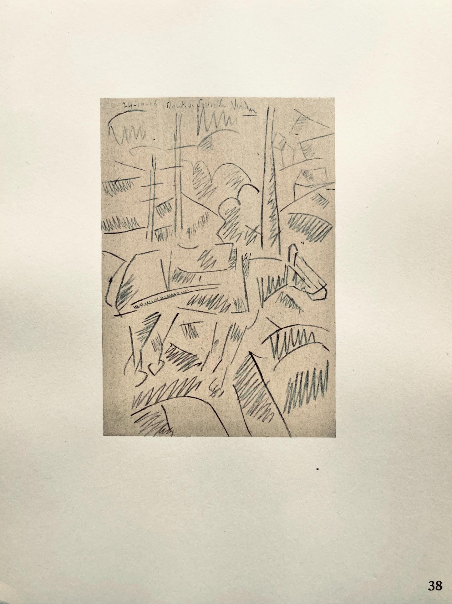 Fernand Lger, Sur La Route De Souville, Dessins De Guerre 1915-16, Lithograph