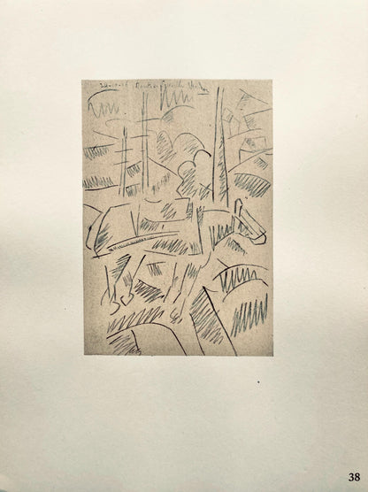 Fernand Lger, Sur La Route De Souville, Dessins De Guerre 1915-16, Lithograph