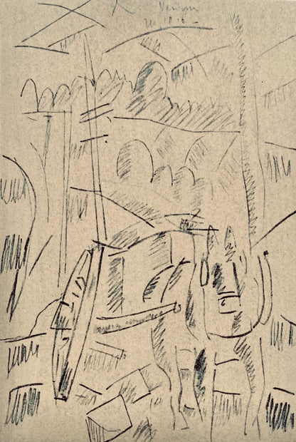 Fernand Lger, Sur La Route De Souville, Dessins De Guerre 1915-16, Lithograph