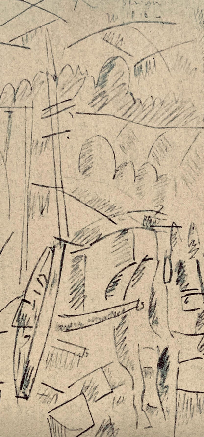 Fernand Lger, Sur La Route De Souville, Dessins De Guerre 1915-16, Lithograph