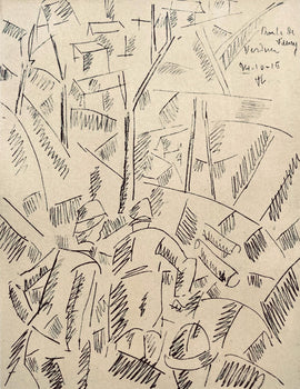 Fernand Lger, Sur La Route De Fleury: Sapeurs Au Travail, Dessins De Guerre 1915-16, Lithograph