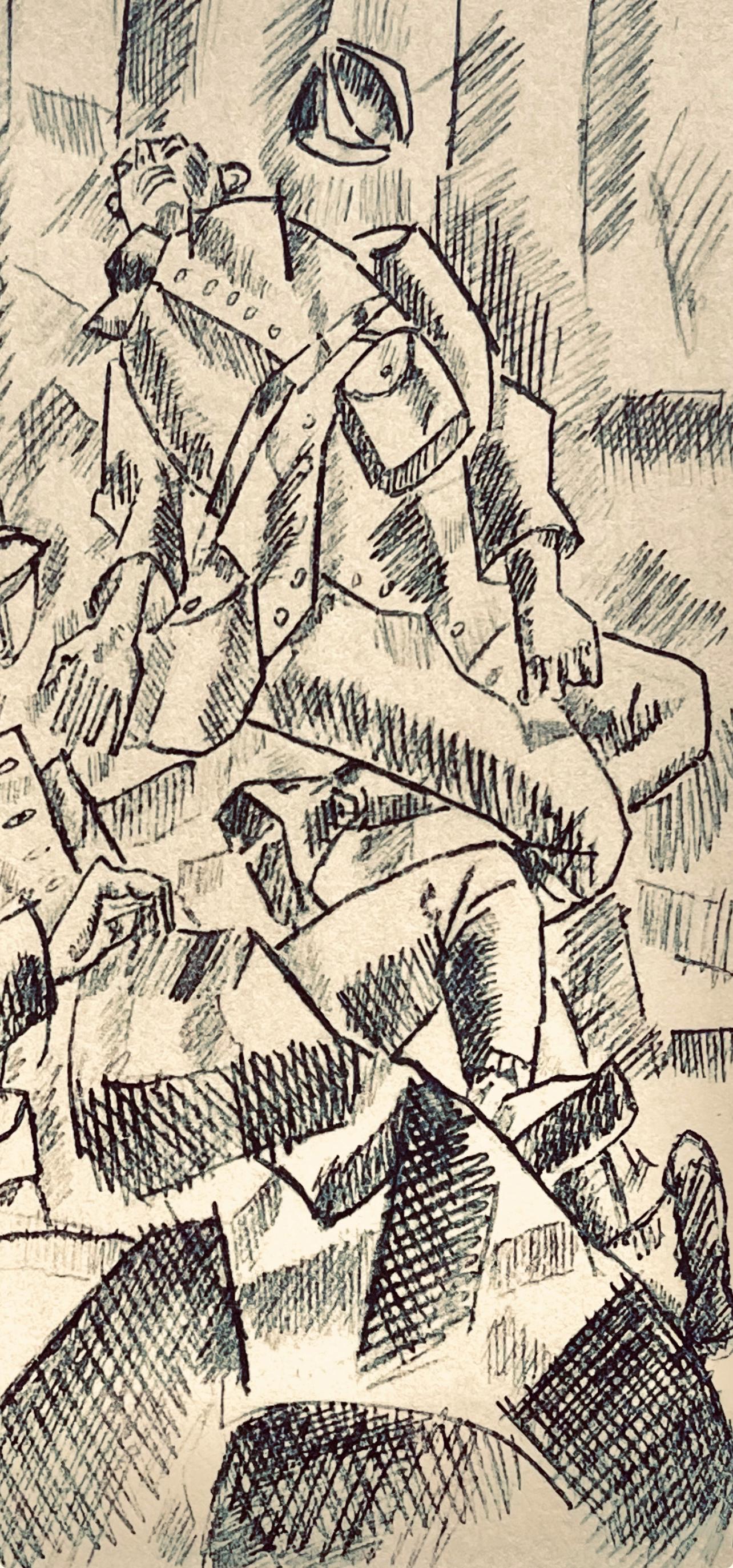 Fernand Lger, Sur La Route De Fleury: Les Deux Tus, Dessins De Guerre 1915-16, Lithograph