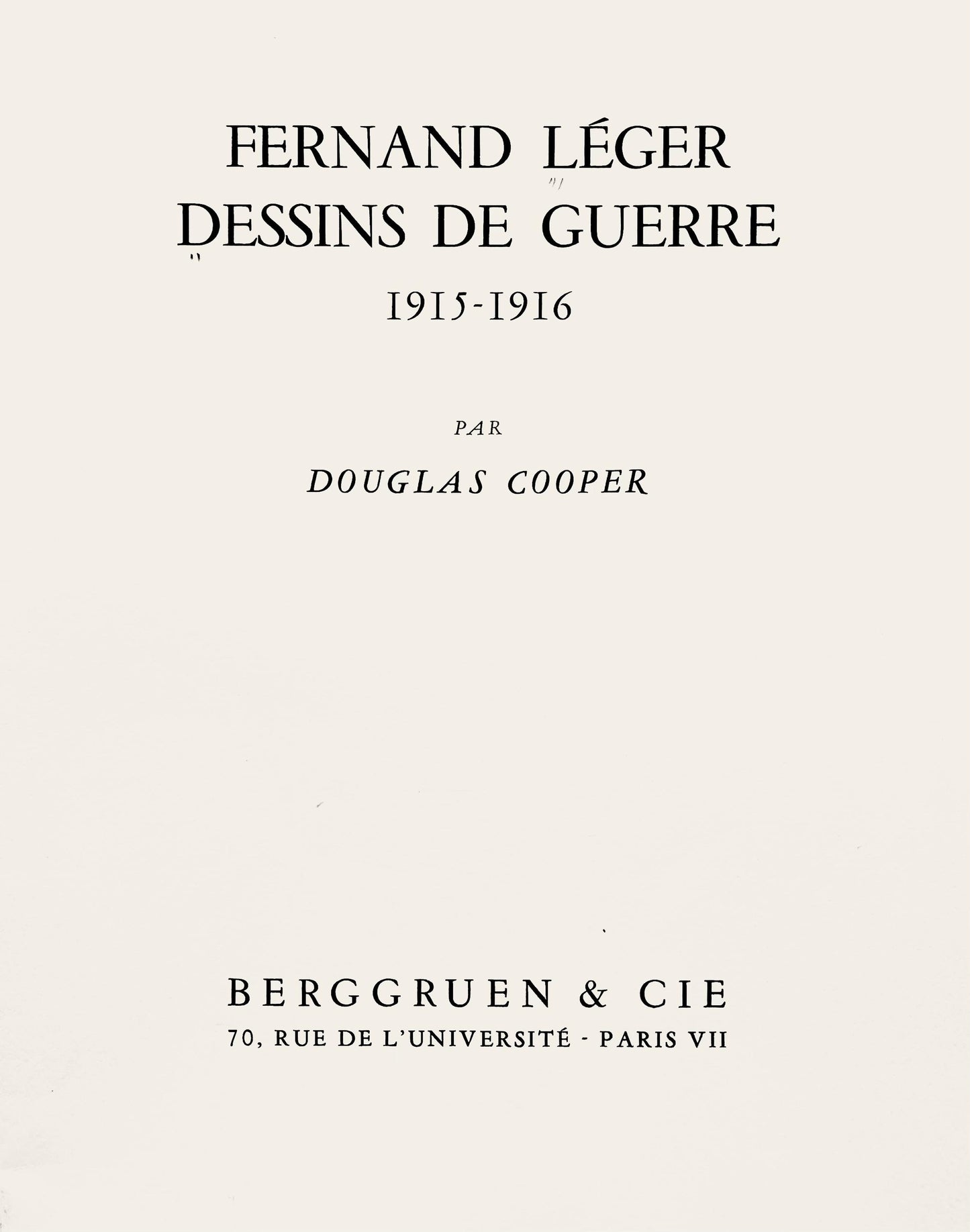 Fernand Lger, Hissage De Forme Mobile, Dessins De Guerre 1915-16, Lithograph