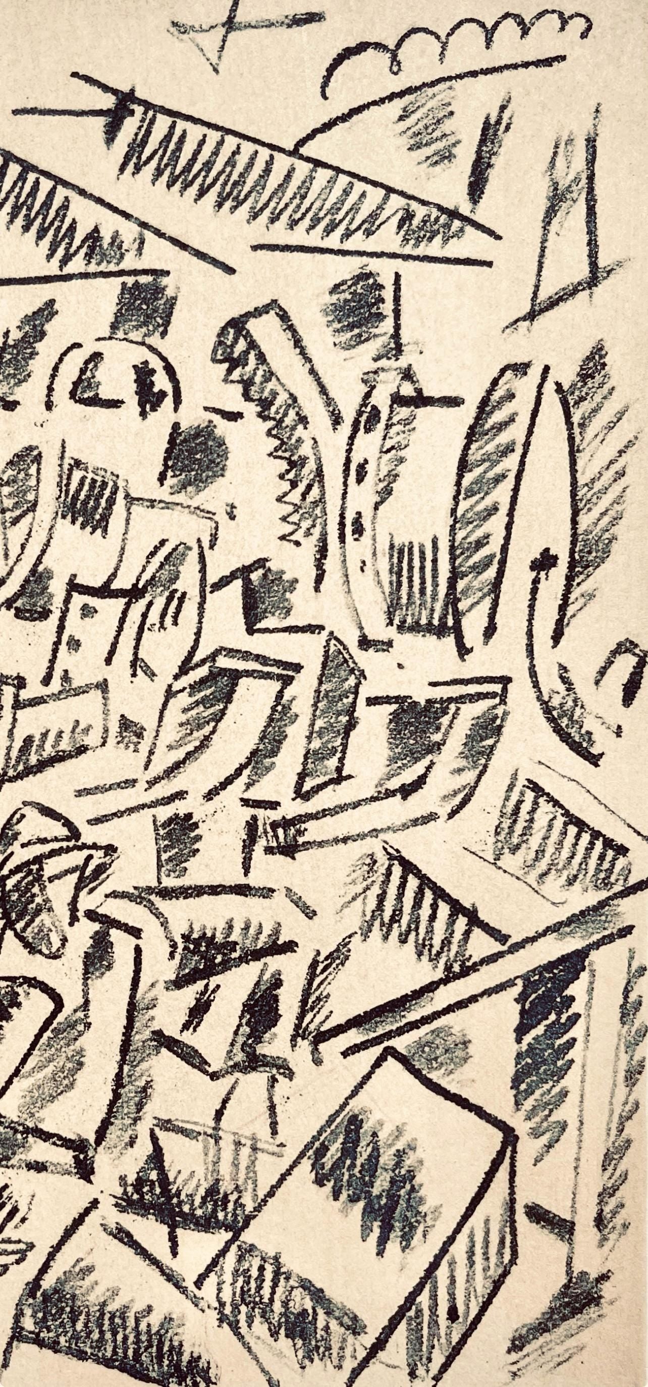 Fernand Lger, Hissage De Forme Mobile, Dessins De Guerre 1915-16, Lithograph