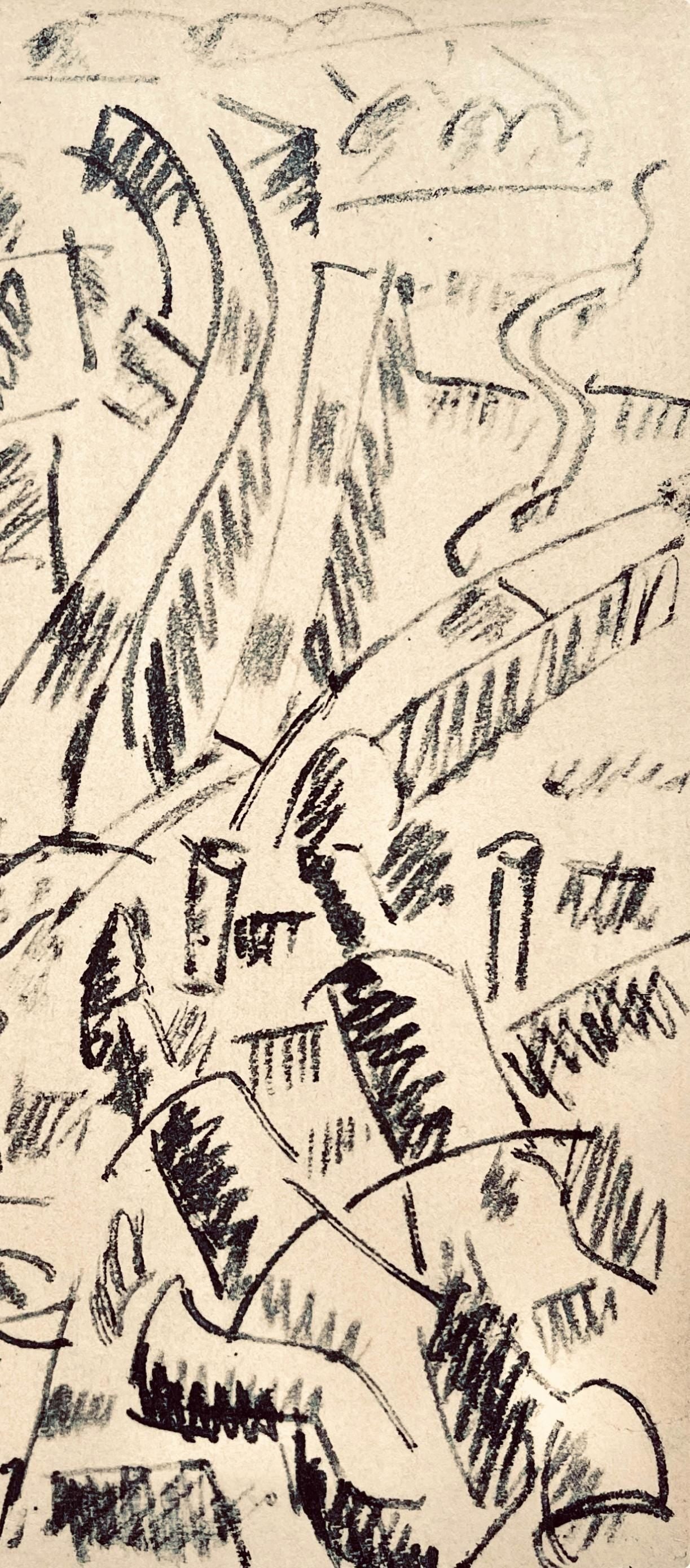 Fernand Lger, Lger, Le Boche Dans Les Fils De Fer, Dessins De Guerre, Lithograph