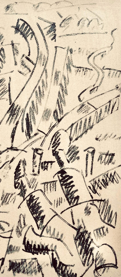 Fernand Lger, Lger, Le Boche Dans Les Fils De Fer, Dessins De Guerre, Lithograph