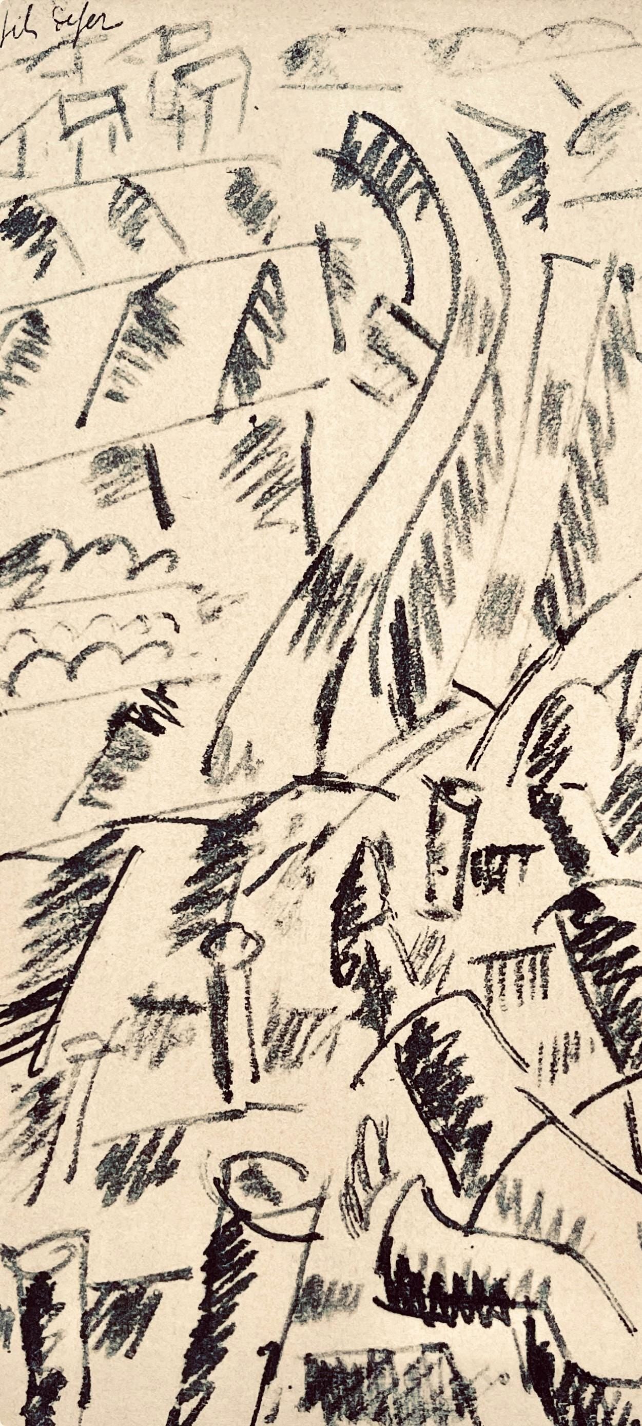 Fernand Lger, Lger, Le Boche Dans Les Fils De Fer, Dessins De Guerre, Lithograph